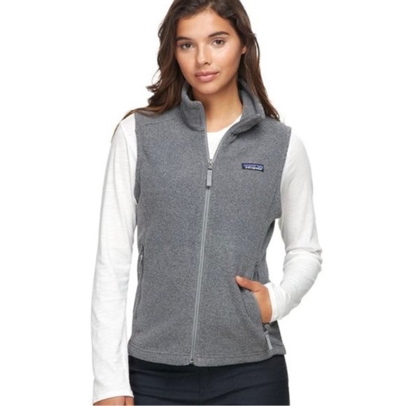Patagonia W's Classic Synchilla® Vest in Grey Size Medium - Picture 1 of 8